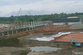 Pembangunan Nusantara Airport, Kaltim, terkendala cuaca