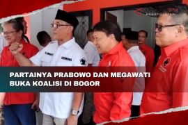 Partainya Prabowo dan Megawati buka koalisi di Bogor