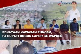 Penataan kawasan Puncak, Pj Bupati Bogor lapor ke Wapres