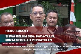 Heru soroti siswa belum bisa baca tulis, minta sekolah perhatikan