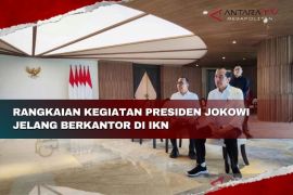 Rangkaian kegiatan Presiden Jokowi jelang berkantor di IKN