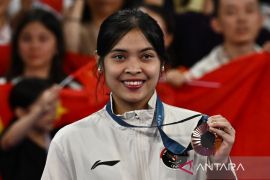 Gregoria Mariska ungkap makna medali perunggu Olimpiade Paris