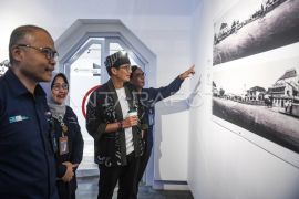 Kunjungan Menparekraf Sandiaga Uno ke LKBN ANTARA