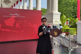 Menlu Retno sebut RI fokus gencatan senjata terkait pemimpin baru Hamas