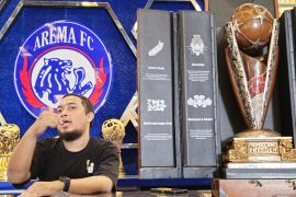 1.500 tiket laga kandang Arema FC di Stadion Soepriadi terjual