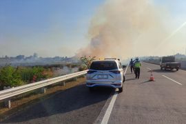 Empat kendaraan terlibat laka beruntun di Tol Surabaya-Mojokerto