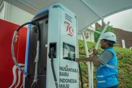 18 unit SPKLU PLN siap layani kendaraan listrik HUT RI di IKN