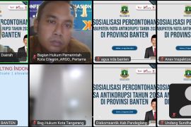Pemprov Banten ajukan tiga wilayah antikorupsi, sebagai percontohan