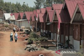 Hunian tetap penyintas bencana tanah bergerak di Sukabumi