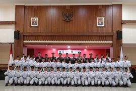 Puluhan anggota Paskibraka Jakarta Pusat juga dikukuhkan