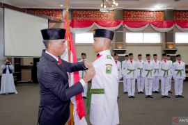 Pemkab kukuhkan 60 anggota Paskibraka Kabupaten Solok tahun 2024