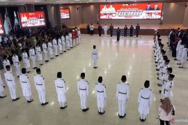 Bupati Kutim berpesan jaga kesehatan kepada 36 anggota Paskibraka