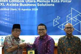 XL Axiata sediakan layanan ICT di Kabupaten Lombok Utara