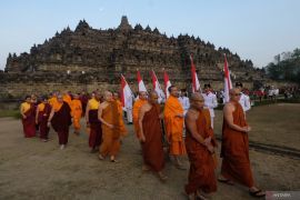 Ada zonasi khusus ibadah umat Buddha di Borobudur