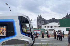 ART antar tamu yang hadiri HUT Ke-79 RI di Istana Negara IKN