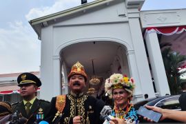 Menteri kabinet hadir pada Upacara HUT Ke-79 RI di Istana Merdeka Jakarta