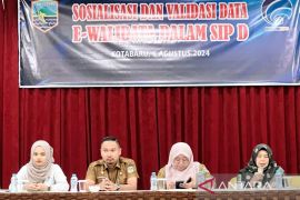 Diskominfo Kotabaru validasi data E-Walidata SIPD