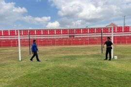 Lawan Arema, Persita Tangerang dihadapkan dengan lapangan buruk