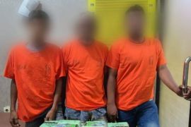Kurir 10 kilogram sabu disergap polisi