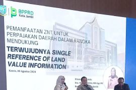 Kepala BPPRD Kota Jambi bahas zona nilai tanah di Forum Nasional Kementerian ATR/BPN