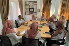 Dinas Perpustakaan dan Kearsipan Pessellakukan pengawasan dan penilaian di Dinas Pertanian