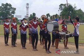Drumband Kalteng memaksimalkan latihan menuju PON Aceh-Sumut