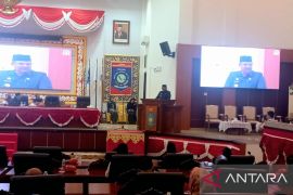 Pj Gubernur Babel sampaikan salam perpisahan dengan berlinang air mata