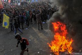 Unjuk rasa kawal putusan MK di Malang