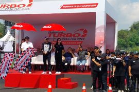 Danlanud sebut Pertamax Turbo Drag ajang strategis bina pembalap