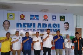 Burhanudin-Ali Reza Mahendra deklarasikan diri sebagai calon bupati dan wakil bupati Belitung Timur