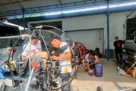 Sebagian atlet paramotor Lampung telah tiba di Aceh