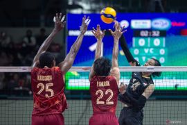 Timnas voli tumbangkan Thailand, lolos perempat final AVC Nations Cup