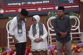 Pendaftaran pasangan calon petahana Pilkada Jombang