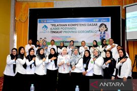 Dinkes Provinsi Gorontalo meningkatkan kompetensi dasar kader posyandu