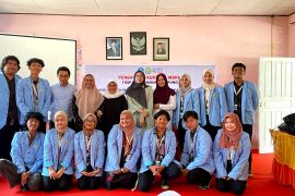 Tim Pelaksana KKN Jurusan Hubungan Internasional Unri sosialisasi cegah bullying di Bengkalis