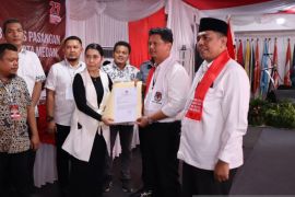 KPU Medan terima pendaftaran Paslon Ridha Dharmajaya- Abdul Rani