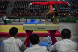 Abiyu Rafi raih medali emas kedua senam PON XXI Aceh-Sumut