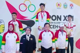 Abiyu Raffi raih medali emas ketiga dari senam pada PON XXI Aceh-Sumut