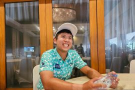Pegolf Indonesia Peter Gunawan sempat patah semangat