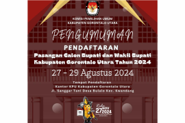 PENGUMUMAN KPU KABUPATEN GORONTALO UTARA