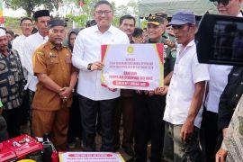 Pemerintah tingkatkan produksi padi di Aceh melalui program pemompaan
