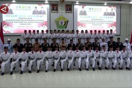 Pj Gubernur kukuhkan 43 anggota paskibraka Sulawesi Tenggara