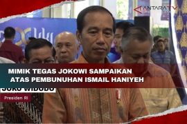 Mimik tegas Jokowi sampaikan atas pembunuhan Ismail Haniyeh