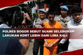 Polres Bogor sebut suami selebgram lakukan KDRT lebih dari lima kali