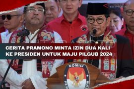 Cerita Pramono minta izin dua kali ke Presiden untuk maju Pilgub 2024