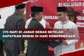 375 napi di Jabar bebas setelah dapat remisi di Hari Kemerdekaan