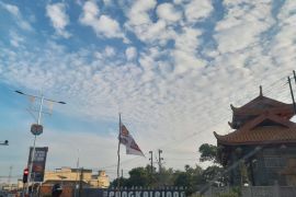 Berawan hingga cerah prediksi cuaca Pangkalpinang Sabtu ini