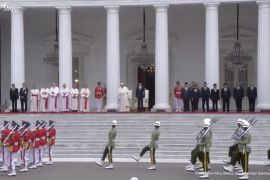 Pejabat tinggi dan tokoh agama hadir pada pertemuan Jokowi-Paus Fransiskus di Istana Merdeka