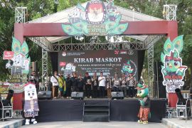 KPU Ngawi sosialisasikan Pilkada 2024 melalui kirab Maskot "Si Jalih"