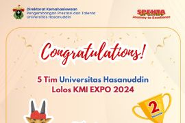 Lima tim mahasiswa Unhas lolos seleksi KMI Expo 2024